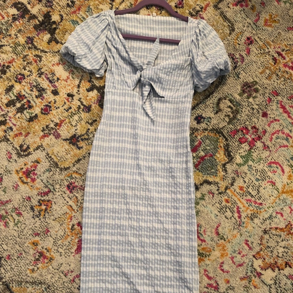 Blue Urban Outfitters Midi Dress